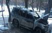 В Ростове во дворе дома горел внедорожник Toyota Land Cruiser