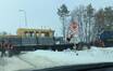 Под Уфой маневровый локомотив протаранил внедорожник
