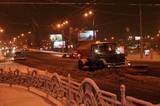 Киев активно вывозит снег