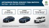 SKODA предлагает своим клиентам майские акции