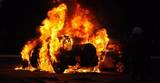 В Петербурге на Энтузиастов ночью загорелись три автомобиля