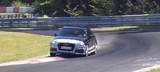 В Сеть утекло видео с тестов нового седана Audi RS3