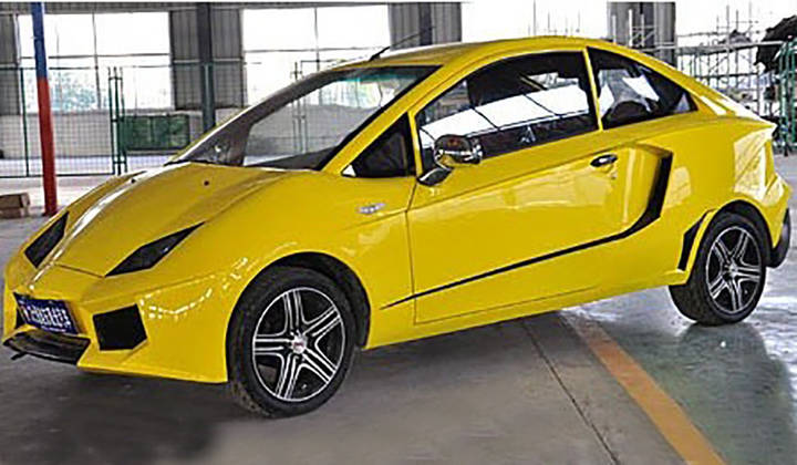 Китайские инженеры создали смешную подделку Lamborghini Aventador