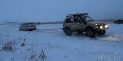 Состязание Нивы и старой Audi! Кто победит?