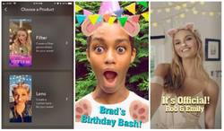 Snapchat позволяет создавать персонализированные линзы для вечеринок
