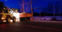 В Петербурге на Фильтровском шоссе горел «КамАЗ»