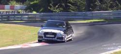 В Сеть утекло видео с тестов нового седана Audi RS3