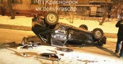 Три человека пострадали после ДТП ВАЗа с «Приорой» в Красноярске