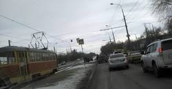 Из-за ДТП на юге Волгограда‍ встали трамваи на юге Волгограда