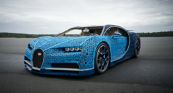 LEGO построила Bugatti из миллиона кубиков. На ней можно прокатиться!
