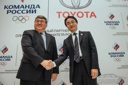 Объявлен старт легендарного партнерства Toyota Rus и Олимпийского Комитета России