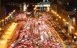 Впервые за 5 лет пробки в Москве достигли своего апогея