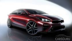 Опубликованы первые изображения новой генерации Kia Forte