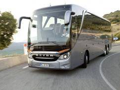 Показана особая комплектация туристического автобуса Setra для спортсменов