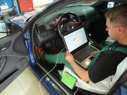 Диагностика автомобиля через ноутбук